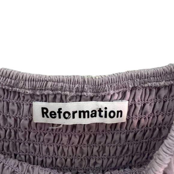 Reformation Noreen Dress - Sweat Pea Size Medium B1846 - Picture 7 of 8